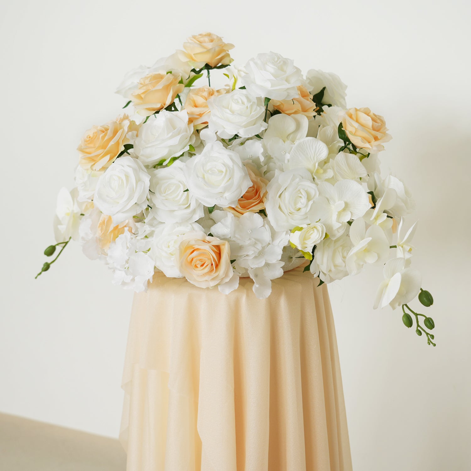 Champagne Crocus Wedding Event Floral Arch 12 picture